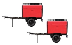 NPE Modellbau NA88332 - H0 HL 10 Feuerwehr neutral (2 Stück)